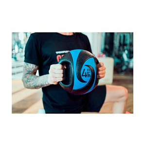 Купить Original FitTools Мяч тренировочный (медицинбол) с хватами, 10 кг в Москве