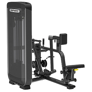 Купить Грузоблочный тренажер Spirit Fitness SP-3507 Гребная тяга с упором на грудь со стеком 90 кг в Москве