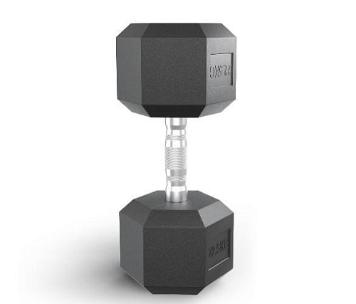 Гантель гексагональная обрезиненная Unix Fit 22,5 кг / шт.