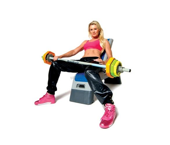 Гриф для аэробической штанги Original FitTools RE-21090b фото1