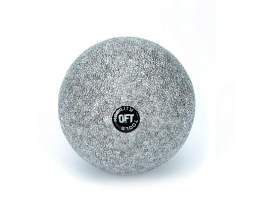 Купить Шар массажный одинарный Original FitTools 8 см серый в Москве