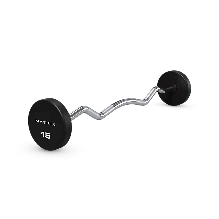 Matrix Urethane Barbell EZ Curl 10 кг — фото 1
