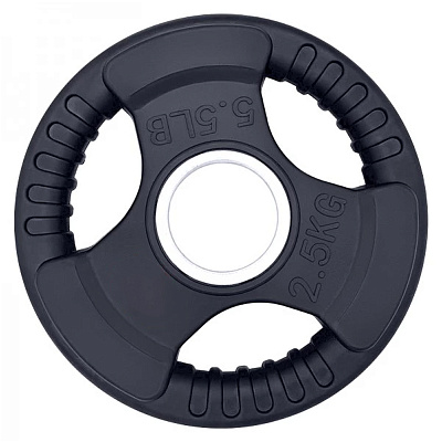 Диск олимпийский 2,5 кг Black Edition KRAFT Fitness