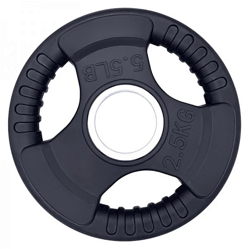 Диск олимпийский 2,5 кг Black Edition KRAFT Fitness