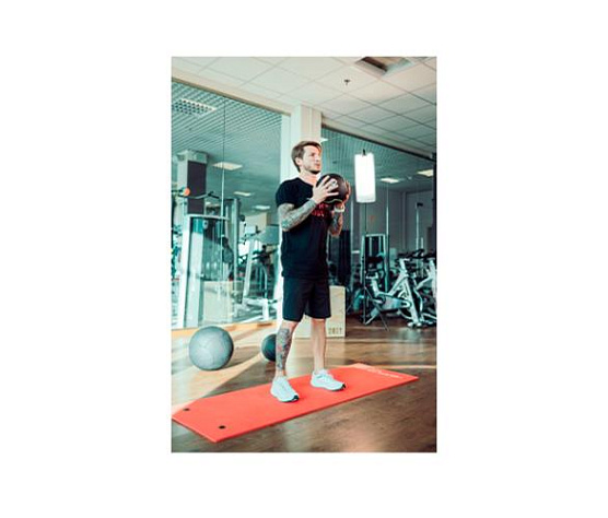 Мяч тренировочный Original FitTools 10 кг черный фото6