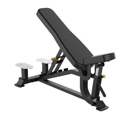 Усиленная многопозиционная скамья с платформой для страхующего Aerofit Impulse SL7012