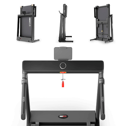 Беговая дорожка UNIX Fit Hi-tech F4 Space Grey
