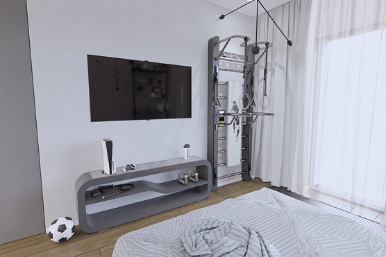 Узкая шведская стенка расширенной комплектации Desire Eco S Plus фото6