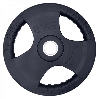 Диск олимпийский 25 кг Black Edition KRAFT Fitness