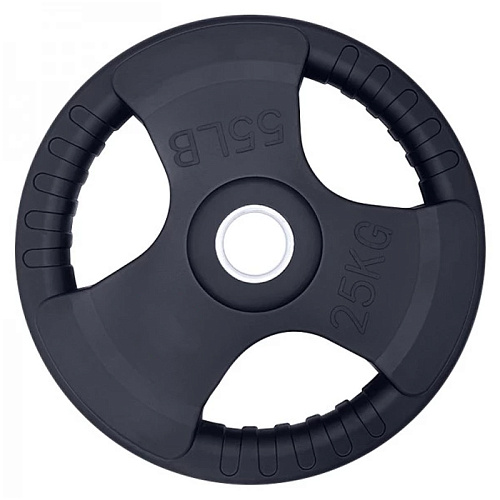 Диск олимпийский 25 кг Black Edition KRAFT Fitness