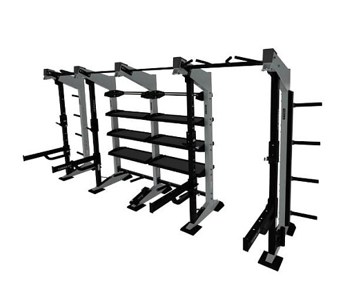 Купить Функциональная стойка 4-модульная Torque X-Create XCFW-4M-X1-05 (односторонняя комплект X1, платинум) в Москве