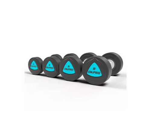 Купить Набор полиуретановых гантелей Original FitTools от 42 до 50 кг (шаг 2 кг) в Москве