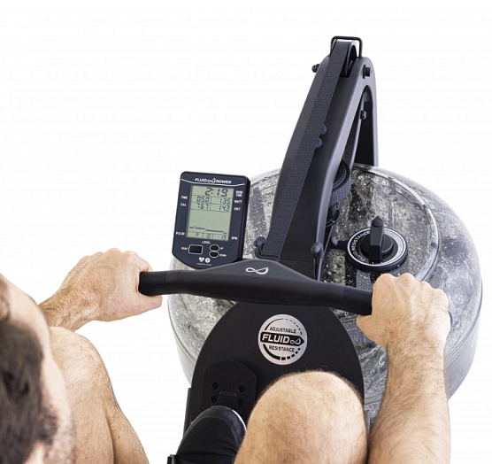 Гребной тренажер Fluid Rower Neon Pro XL фото5