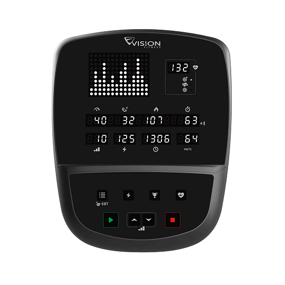 Вертикальный велотренажер Vision U60 фото1