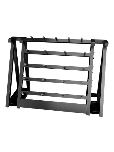 Стойка для хранения штанг для аэробики Bronze Gym 190х55х128, на 20 шт.