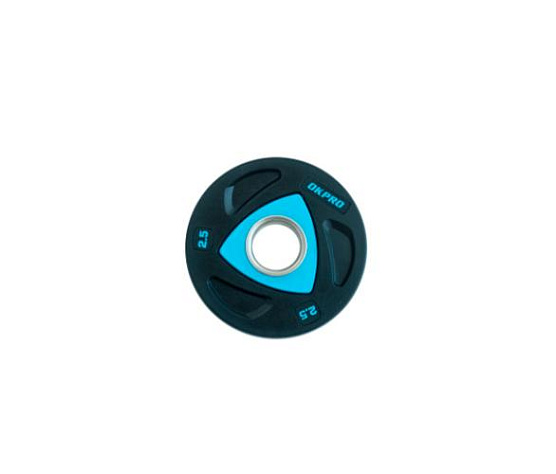 Original FitTools Диск олимпийский полиуретановый 2,5 кг OKPRO