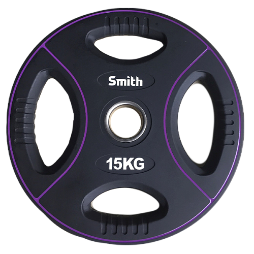 Купить Диск для штанги полиуретановый Smith Fitness Excellence 15 кг в Москве
