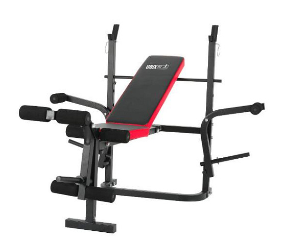 Силовая скамья со стойками Unix Fit BENCH 120M
