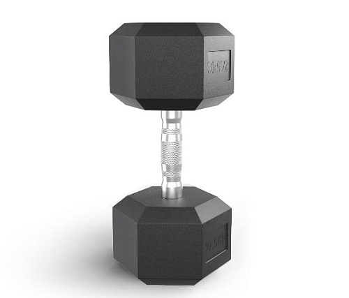 Гантель гексагональная обрезиненная Unix Fit 30 кг / шт.