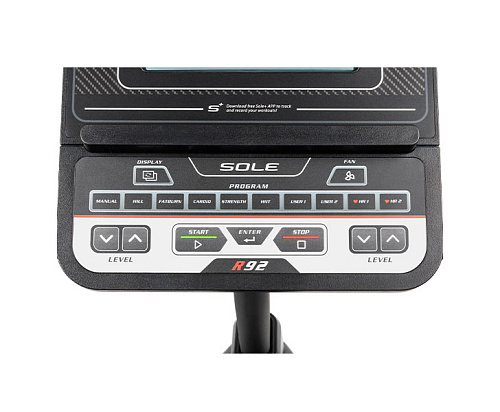 Горизонтальный велотренажер Sole Fitness R92 (2023)