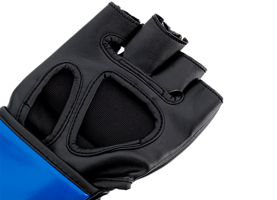 Перчатки MMA для грэпплинга UFC 5 унций синие L/XL фото2