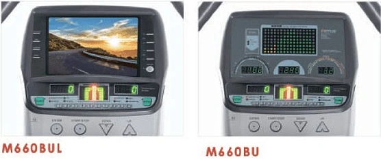 Вертикальный велотренажер Motus M660BU фото4