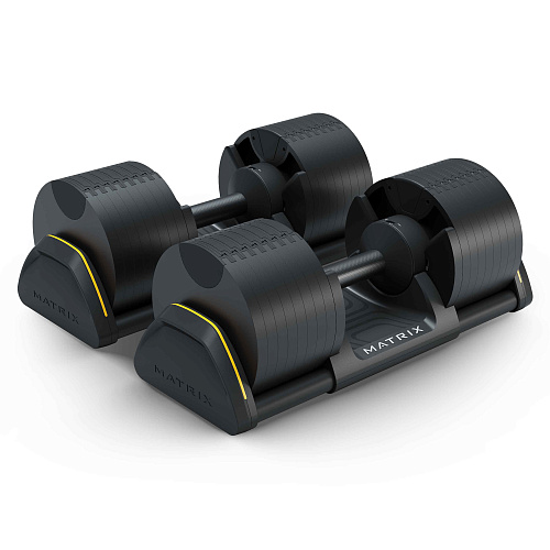 Гантели регулируемые Matrix MXR Adjustable Dumbbell DB32, пара 32 кг