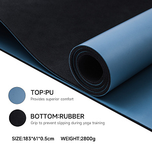 Купить Коврик для йоги Bloom LB7030/BU в Москве