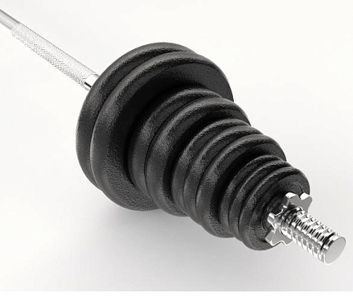 Набор гантелей в кейсе + штанга Unix Fit 50 кг