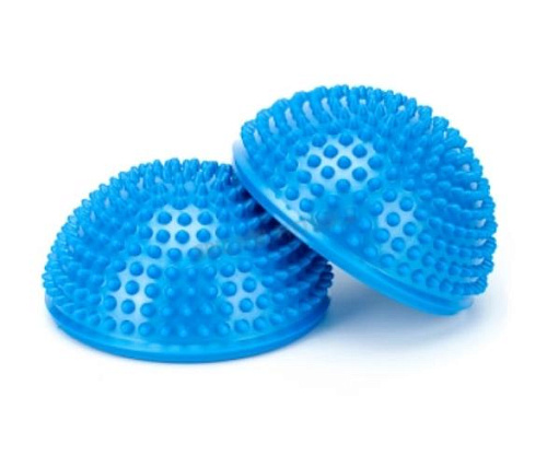 Купить Полусфера массажно-балансировочная Original FitTools (набор 2 шт) синий в Москве