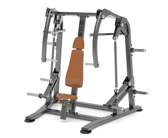 Жим от груди сидя на свободных весах Anyfit T01