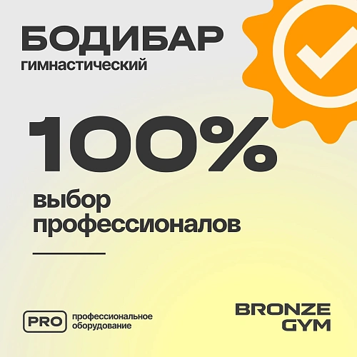 Гимнастическая палка бодибар Bronze Gym, 2 кг