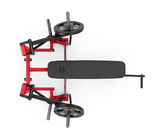 Жим от груди лежа со сведением с независимыми рычагами (50мм, лёгкий старт) Gym80 4331 фото2