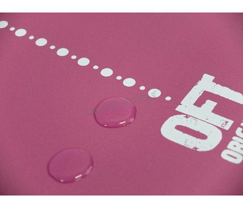 Коврик для йоги Original FitTools 2,5 мм пурпурный в сумке с ремешком