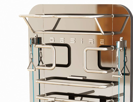 Многофункциональный комплекс с зеркальной стенкой и элементами из нержавеющей стали Desire Prime Vision фото7