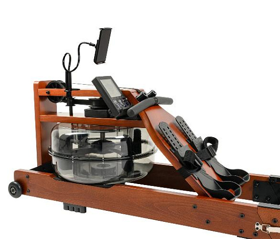 Гребной тренажер Unix Fit Wood Rower Dark фото2