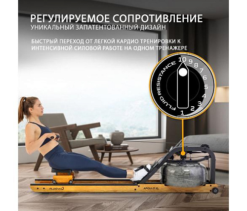 Гребной тренажер First Degree Fitness Apollo XL
