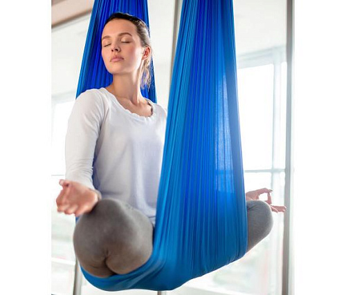 Купить Йога гамак Targex, синий в Москве