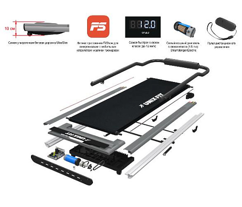 Беговая дорожка Unix Fit R-300C Red