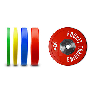 Rockit Диск бампированный уретановый, 15 кг, диаметр 45 см, жёлтый