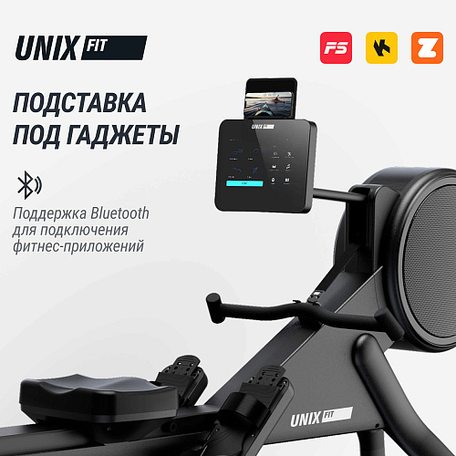Гребной тренажер UNIX Fit Air Magnetic Rower-1100 PRO (10.1 TFT)