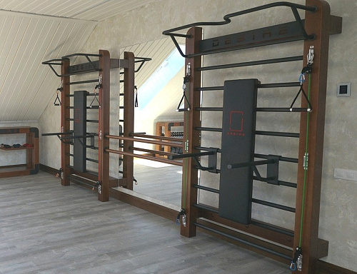 Шведская стенка с эспандерами, брусьями, скамьей и балетным станком Desire Eco Double Stretch