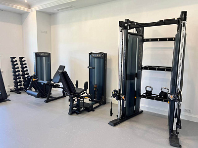 Тренажёрный зал для загородного дома в Подмосковье