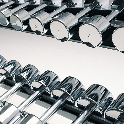 Набор хромированных гантелей Technogym KAK1