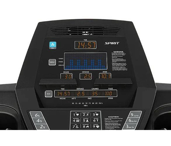 Беговая дорожка Spirit Fitness CT800 Graphite gray фото7
