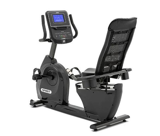 Велотренажер горизонтальный Spirit Fitness XBR25 черный фото3