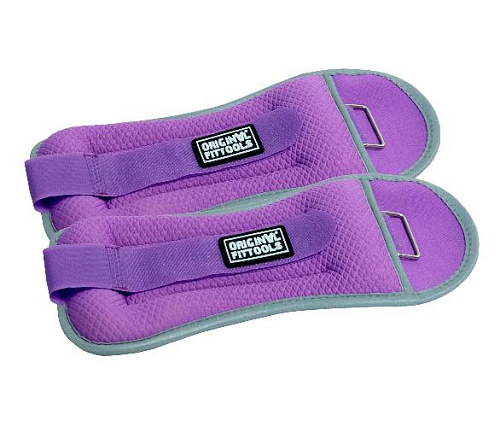 Утяжелители Original FitTools 2 кг сиреневые (пара)