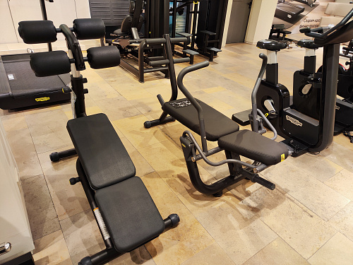 Скамья с отрицательным наклоном на пресс Technogym Pure Strength Adjustable Decline/Ab Crunch (витринный образец)