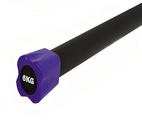 Бодибар Original FitTools FT-BDB-6 6 кг пурпурный наконечник