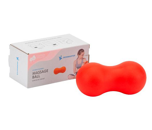 Мяч массажный сдвоенный Original FitTools IR97039B